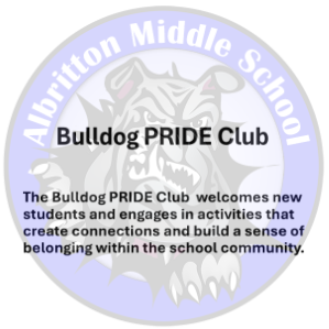 Club information superimposed on the Albritton logo. 
