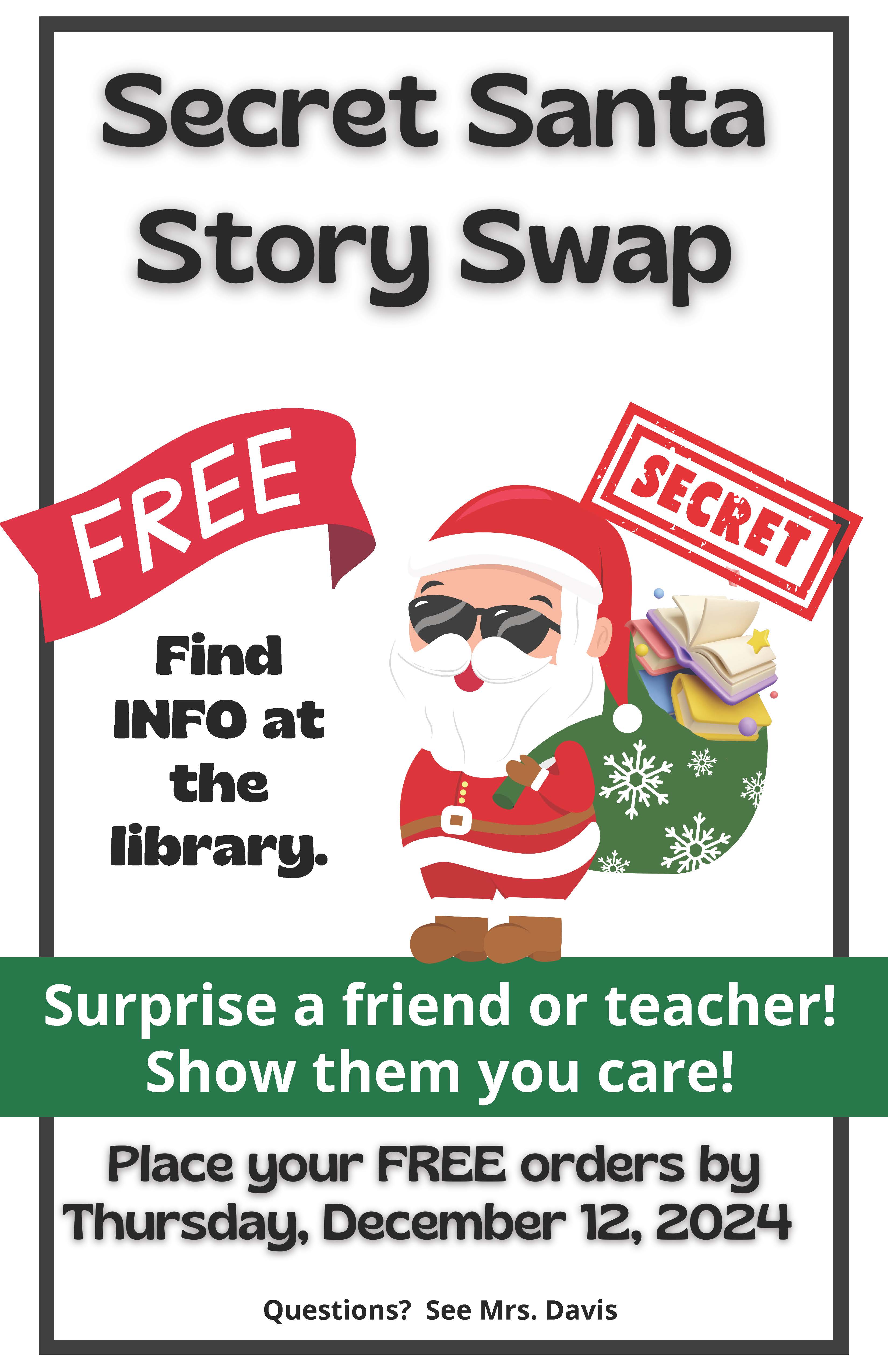 Information about a Secret Santa Story Swap part 1